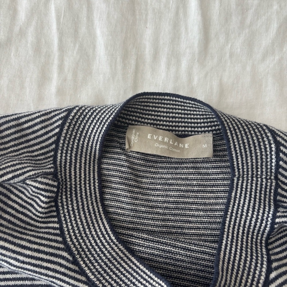Everlane Striped Lightweight Sweater - Picture 2 of 6